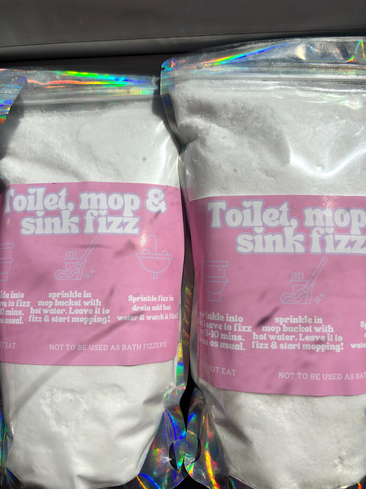 sink, mop & toilet fizz